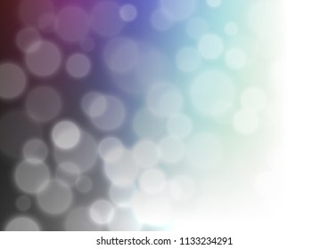 Dark Multicolor, Rainbow vector modern bokeh pattern. Colorful illustration in blurry style with gradient. Brand new design for your business.