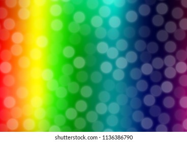 Dark Multicolor, Rainbow vector modern elegant template. A vague abstract illustration with gradient. The template can be used for your brand book.