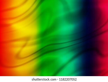 Dark Multicolor, Rainbow vector modern elegant pattern. A vague abstract illustration with gradient. The elegant pattern can be used as part of a brand book.