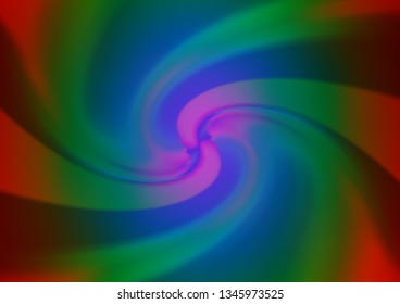Dark Multicolor, Rainbow vector modern bokeh pattern. An elegant bright illustration with gradient. A completely new template for your design.