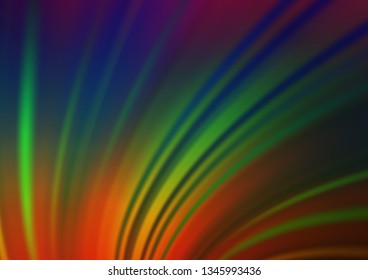Dark Multicolor, Rainbow vector modern bokeh pattern. A completely new color illustration in a bokeh style. The elegant pattern for brand book.