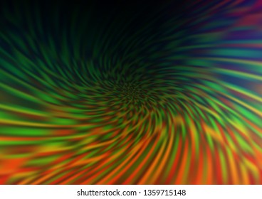 Dark Multicolor, Rainbow vector modern elegant template. Colorful illustration in blurry style with gradient. Brand new style for your business design.
