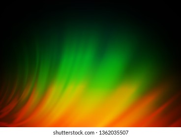 Dark Multicolor, Rainbow vector modern elegant template. Creative illustration in halftone style with gradient. The elegant pattern for brand book.