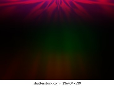 Dark Multicolor, Rainbow vector modern elegant template. Creative illustration in halftone style with gradient. The best blurred design for your business.