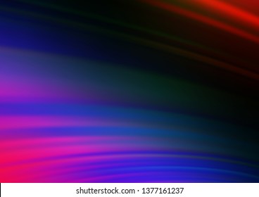 Dark Multicolor, Rainbow vector modern bokeh pattern. Colorful abstract illustration with gradient. The best blurred design for your business.