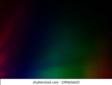 Dark Multicolor, Rainbow vector modern elegant background. Shining colorful illustration in a Brand new style. The template for backgrounds of cell phones.