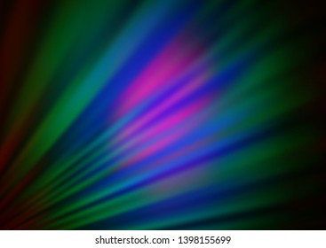 Dark Multicolor, Rainbow vector modern elegant template. A vague abstract illustration with gradient. The elegant pattern for brand book.