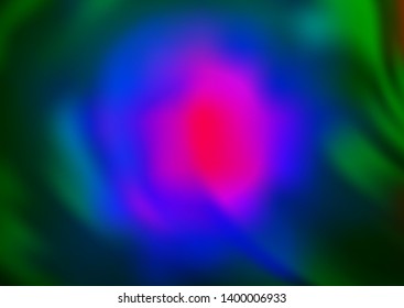 Dark Multicolor, Rainbow vector modern elegant background. A vague abstract illustration with gradient. Brand new design for your business.