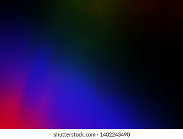 Dark Multicolor, Rainbow vector modern bokeh pattern. A vague abstract illustration with gradient. Brand new design for your business.