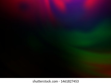 Dark Multicolor, Rainbow vector modern bokeh pattern. Glitter abstract illustration with an elegant design. Brand new design for your business.