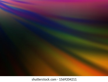 Dark Multicolor, Rainbow vector modern elegant template. A completely new color illustration in a bokeh style. A completely new design for your business.