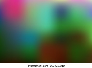 Dark Multicolor, Rainbow vector modern elegant template. A completely new color illustration in a bokeh style. Brand new design for your business.