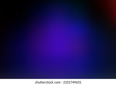 Dark Multicolor, Rainbow vector modern elegant background. Modern abstract illustration with gradient. Template for any brand book.