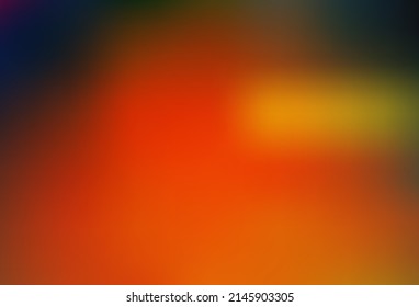 Multicolor oscuro, vectores arcoiris moderno patrón de bokeh. Ilustración colorida de estilo borroso con gradiente. Plantilla totalmente nueva para su diseño.