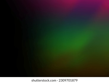 Dark Multicolor, Rainbow vector modern bokeh pattern. Shining colorful illustration in a Brand new style. Brand new design for your business.