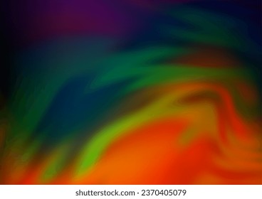 Dark Multicolor, Rainbow vector modern bokeh pattern. Glitter abstract illustration with an elegant design. A completely new design for your business.