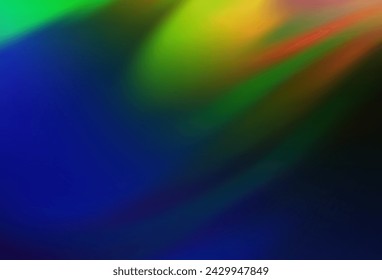 Dark Multicolor, Rainbow vector modern elegant background. Creative illustration in halftone style with gradient. Background for a cell phone.