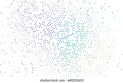 Dark Multicolor, Rainbow vector modern geometrical circle abstract background. Dotted texture template. Geometric pattern in halftone style with gradient. Dark Multicolor, Rainbow vector modern geometrical circle abstract background. Dotted texture template. Geometric pattern in halftone style with gradient.