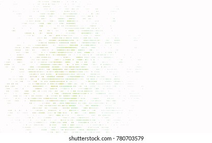 Dark Multicolor, Rainbow vector modern geometrical circle abstract background. Dotted texture template. Geometric pattern in halftone style with gradient. 