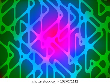 Dark Multicolor, Rainbow vector natural abstract pattern. Colorful illustration in abstract style with doodles and Zen tangles. A completely new design for your business.