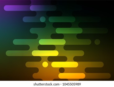 Dark Multicolor, Rainbow vector natural abstract texture. Colorful illustration in abstract style with doodles and Zen tangles. The pattern can be used for wallpapers and coloring books.