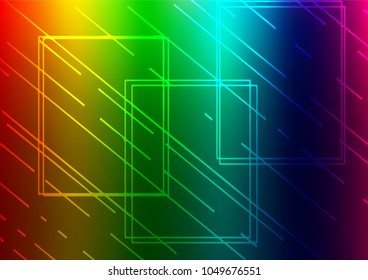 Dark Multicolor, Rainbow vector natural abstract template. Creative illustration in blurred style with doodles and Zen tangles. Hand painted design for web, leaflet, textile.