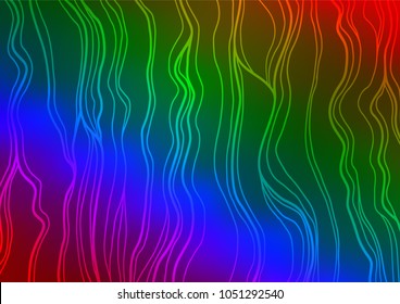 Dark Multicolor, Rainbow vector natural abstract background. Creative illustration in blurred style with doodles and Zen tangles. The doodle design can be used for your web site.