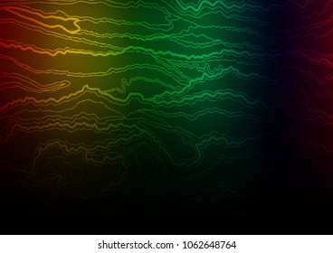 Dark Multicolor, Rainbow vector natural abstract texture. Shining colored illustration with doodles in Zen tangle style. Hand painted design for web, leaflet, textile.