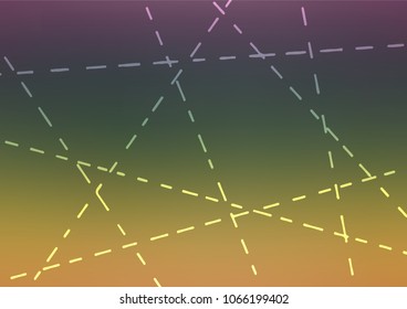 Dark Multicolor, Rainbow vector natural abstract pattern. Colorful illustration in abstract style with doodles and Zen tangles. The pattern can be used for coloring books and pages for kids.