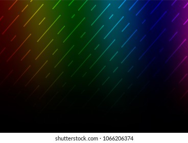 Dark Multicolor, Rainbow vector natural abstract texture. Blurred decorative design in Indian style with Zen tangles. A new texture for your design.