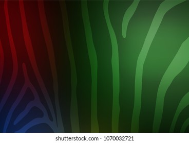 Dark Multicolor, Rainbow vector natural elegant pattern. A completely new color illustration in doodle style. Brand-new style for your business design.