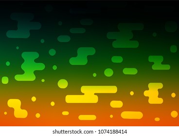 Dark Multicolor, Rainbow vector natural abstract background. Geometric doodle illustration in Origami style with gradient. The elegant pattern can be used as a part of a brand book.