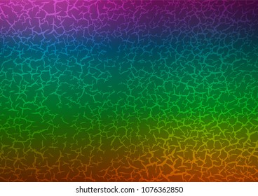 Dark Multicolor, Rainbow vector natural abstract background. A vague abstract illustration with doodles in Indian style. The pattern can be used for wallpapers and coloring books.