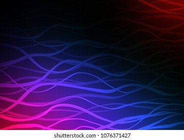 Dark Multicolor, Rainbow vector natural abstract template. Geometric doodle illustration in Origami style with gradient. Hand painted design for web, wrapping, wallpaper.
