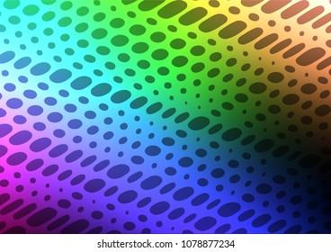 Dark Multicolor, Rainbow vector natural abstract texture. A vague abstract illustration with doodles in Indian style. The best blurred design for your business.