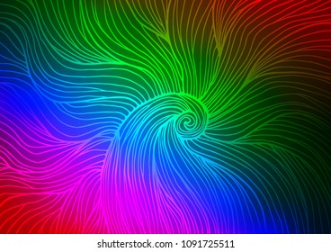 Dark Multicolor, Rainbow vector natural elegant pattern. Ethnic elegant natural pattern with gradient. A new texture for your design.