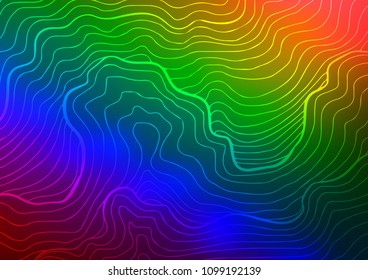 Dark Multicolor, Rainbow vector natural abstract texture. Sketchy hand drawn doodles on blurred background. The best blurred design for your business.