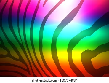 Dark Multicolor, Rainbow vector natural abstract pattern. Colorful illustration in abstract style with doodles and Zen tangles. The textured pattern can be used for website.