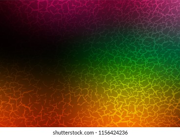 Dark Multicolor, Rainbow vector natural abstract template. Brand-new colored illustration in blurry style with doodles. A completely new template for your business design.