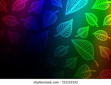 Dark Multicolor, Rainbow vector natural elegant texture. A completely new color illustration in doodle style. Brand-new design for your business.