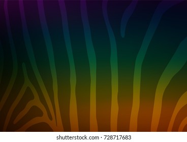 Dark Multicolor, Rainbow vector natural elegant texture. A completely new color illustration in doodle style. A completely new template for your business design.