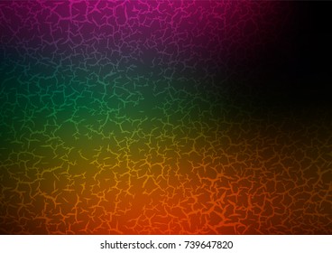 Dark Multicolor, Rainbow vector natural elegant template. A vague abstract illustration with doodles in Indian style. The textured pattern can be used for website.