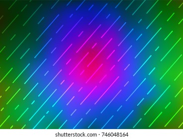 Dark Multicolor, Rainbow vector natural abstract texture. Geometric doodle illustration in Origami style with gradient. The completely new template can be used for your brand book.