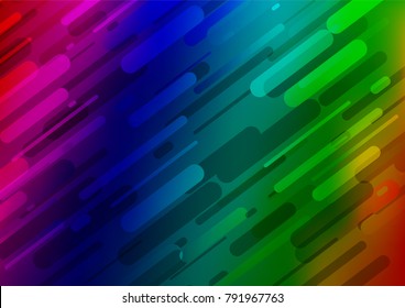 Dark Multicolor, Rainbow vector natural elegant template. Sketchy hand drawn doodles on blurred background. The completely new template can be used for your brand book.