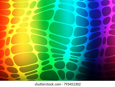 Dark Multicolor, Rainbow vector natural elegant template. Geometric doodle illustration in Origami style with gradient. Hand painted design for web, leaflet, textile.