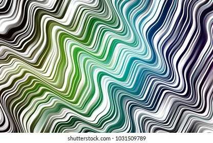 Dark Multicolor, Rainbow vector pattern with lava shapes. Shining illustration, which consist of blurred lines, circles. A completely new template for your business design.