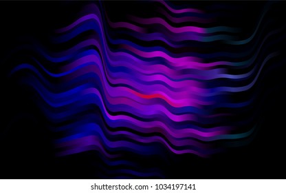 Dark Multicolor, Rainbow vector pattern with lamp shapes. Creative geometric illustration in marble style with gradient. A completely new marble design for your business.