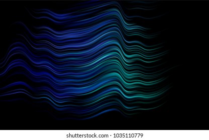 Dark Multicolor, Rainbow vector pattern with bent lines. Shining illustration, which consist of blurred lines, circles. The best blurred design for your business.