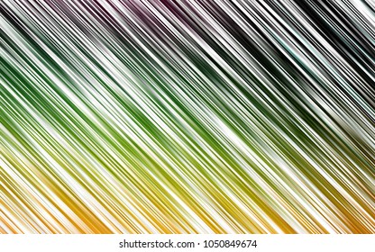Dark Multicolor, Rainbow vector pattern with narrow lines. Shining colored illustration with narrow lines. The pattern can be used as ads, poster, banner for commercial.