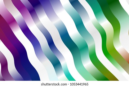 Dark Multicolor, Rainbow vector pattern with bubble shapes. Geometric illustration in marble style with gradient.  A completely new marble design for your business.